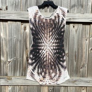 tribal mini dress